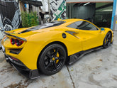 Ferrari F8 Tributo & Spider 2020 2021 2022 2023 with Aftermarket Parts - M Style Rear Spoiler Carbon Fiber / FRP from Aero Republic